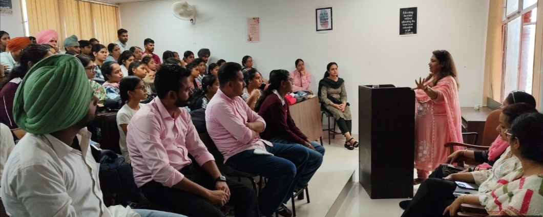 Delivered a special lecture on 'Mental Health and Wellness' at Punjabi University